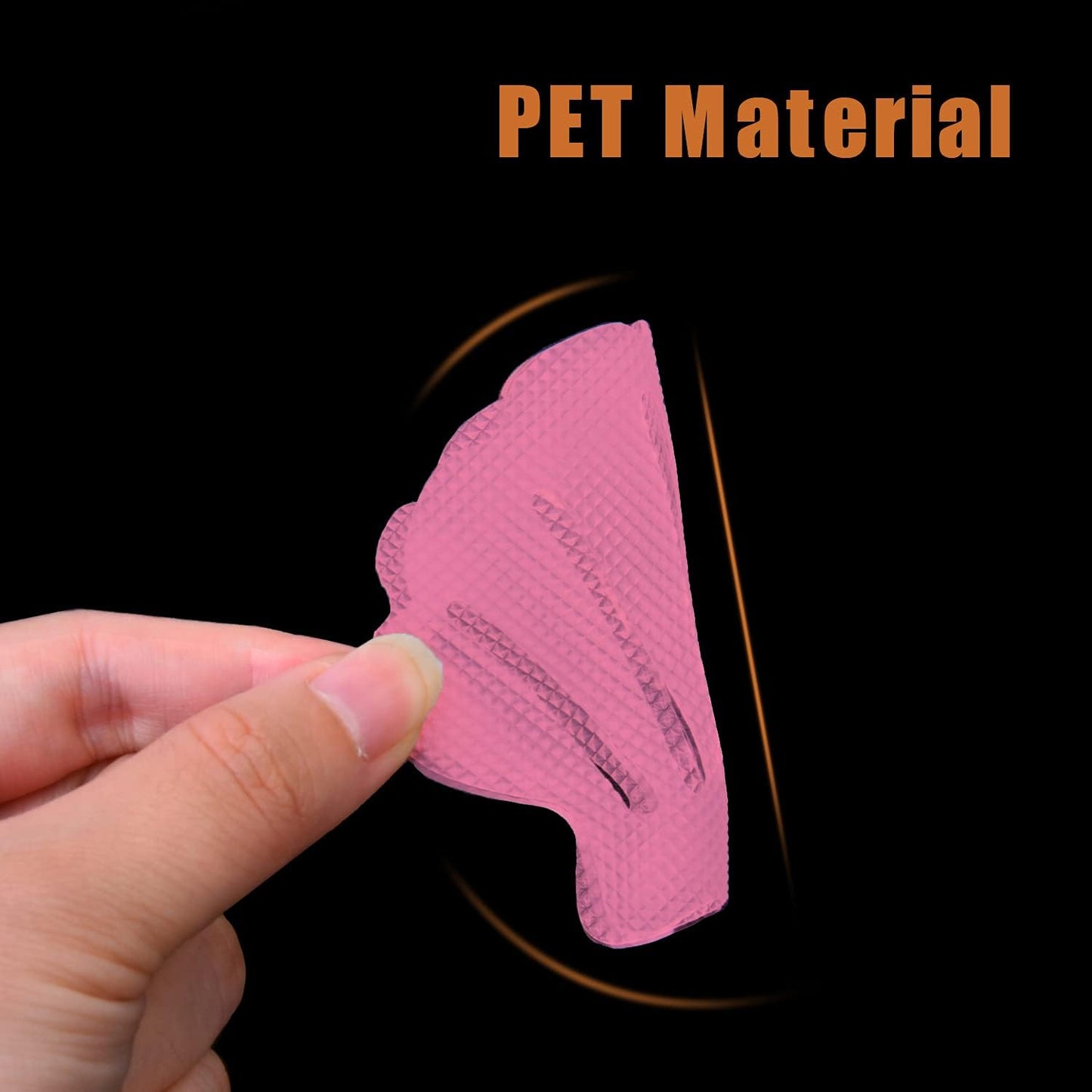 Non-Slip Bathtub Stickers, 24 PCS Shell Safety Bathroom Tubs Showers Treads Adhesive Decals Scraper (Pink)
