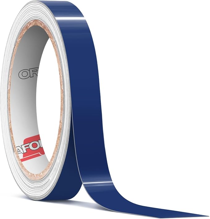 ORACAL 651 Gloss Dark Blue Permanent Vinyl Tape Roll – Premium Adhesive Film