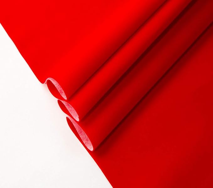 Self Adhesive Red Velvet Flocking Liner