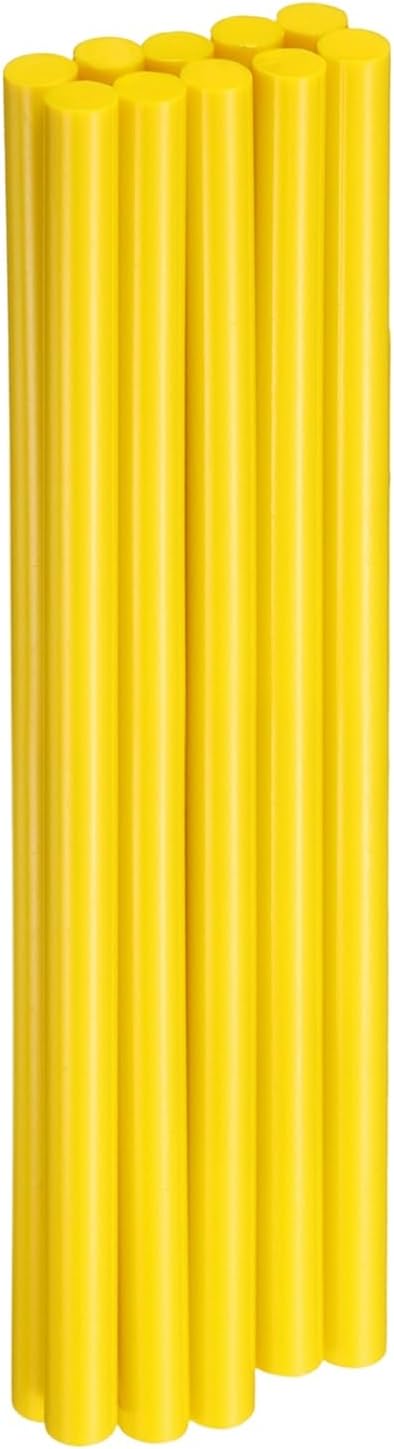 HARFINGTON 10pcs Hot Glue Sticks 0.43" Dia x 9.84" Long EVA Mini Hot Melt