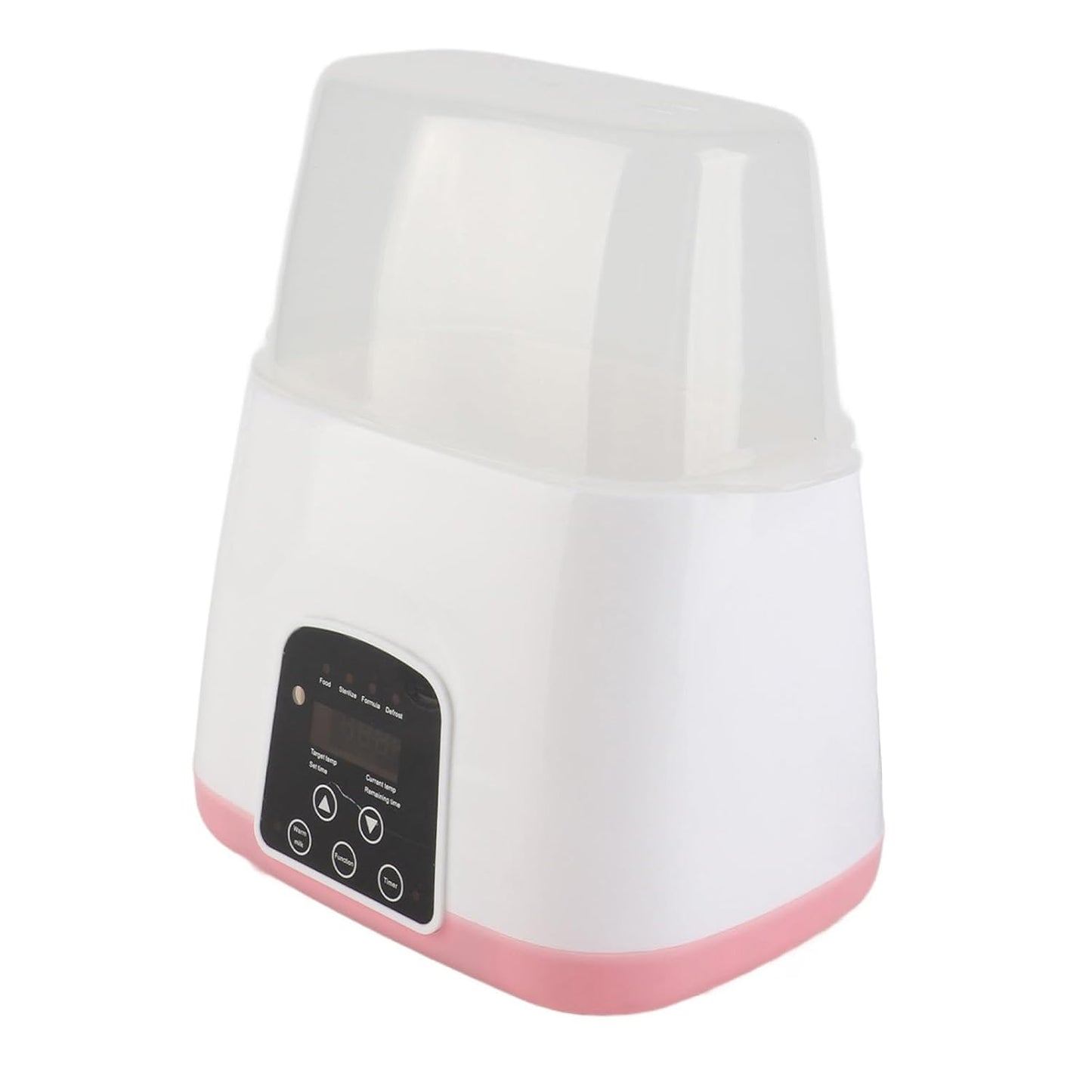 FTVOGUE Double Baby Bottle Warmer 2 in 1 Fast Milk Warmer for Bottles with Built in Constant Temperature Control Steam Cleaning Gentle Defrosting for Twins Late Night Feedings (US Plug 110V)