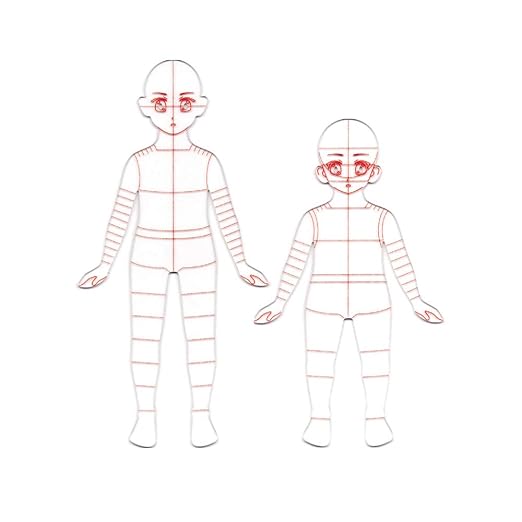 2Pcs Child's French Curve Ruler Sewing Humanoid Patterns Design, Clothing