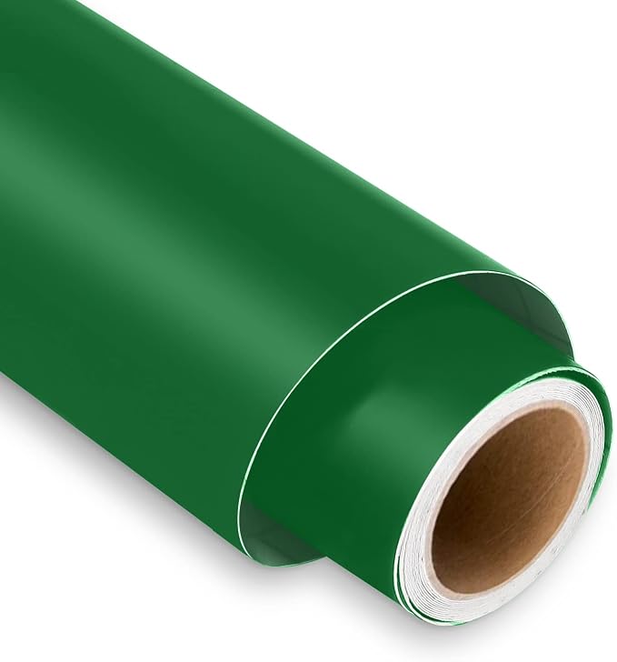 Lya Vinyl Matte Forest Green Permanent Vinyl, Window & Home Decal