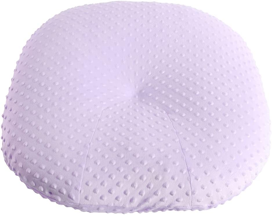 OWLOWLA Newborn Lounger Cover,Minky Removable Slipcover Fits Newborn Lounger for Baby Boy Girl(Lavender)