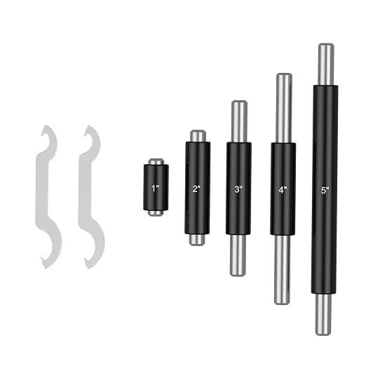 HDLNKAK 0-6 inch Outer Diameter Micrometer Set, 6-Piece high-Precision