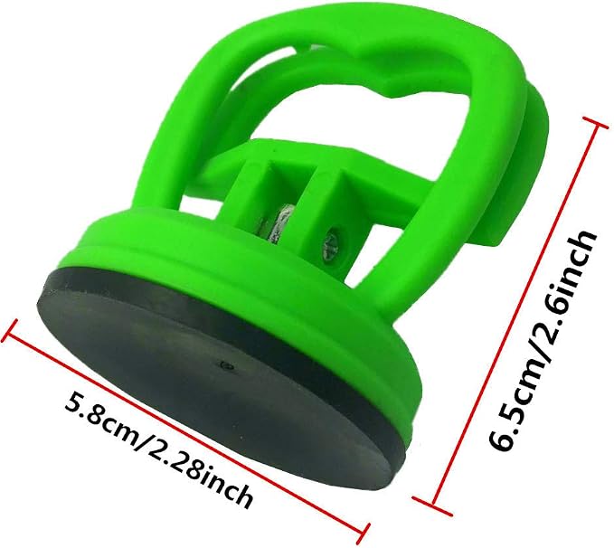 2 Pcs Heavy Duty Suction Cups Ruler Handle