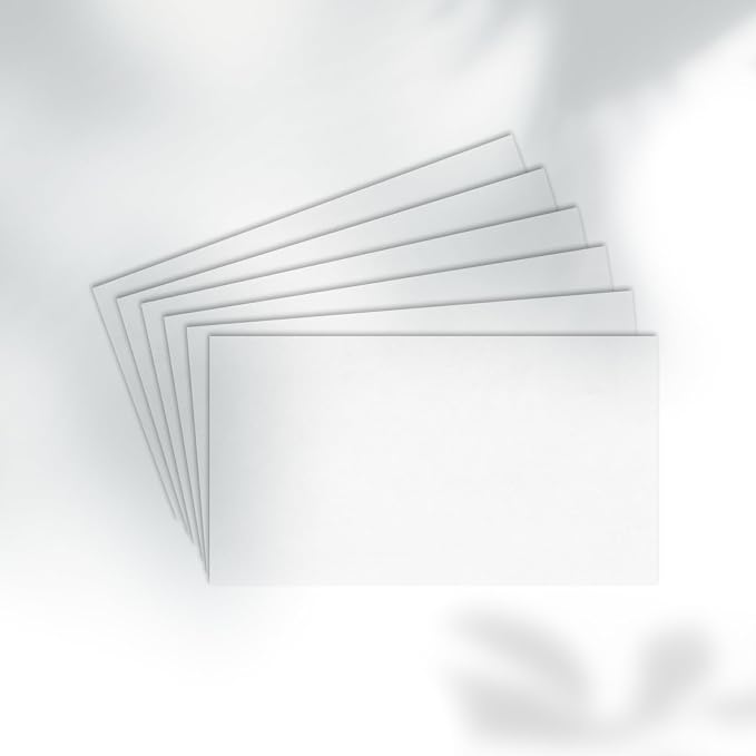 100 Sheets 5 x 7” White Cardstock Thick Paper