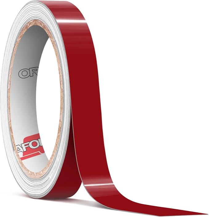 ORACAL 651 Gloss Dark Red Permanent Vinyl Tape Roll – Premium Adhesive Film