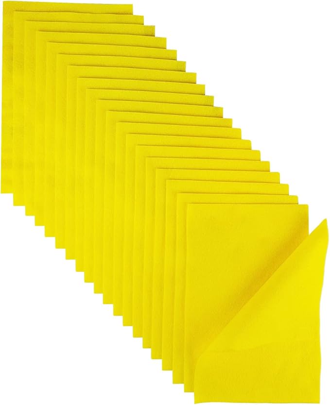 Jtnohx Color Felt, Soft Felt Sheets, 1.4mm Thick 8"x12" Handicraft Felt Fabrics