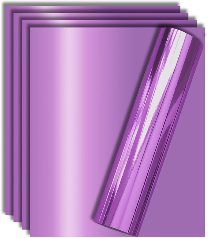 Tvinyl Warehouse Light Purple HTV Foil Heat Transfer Vinyl