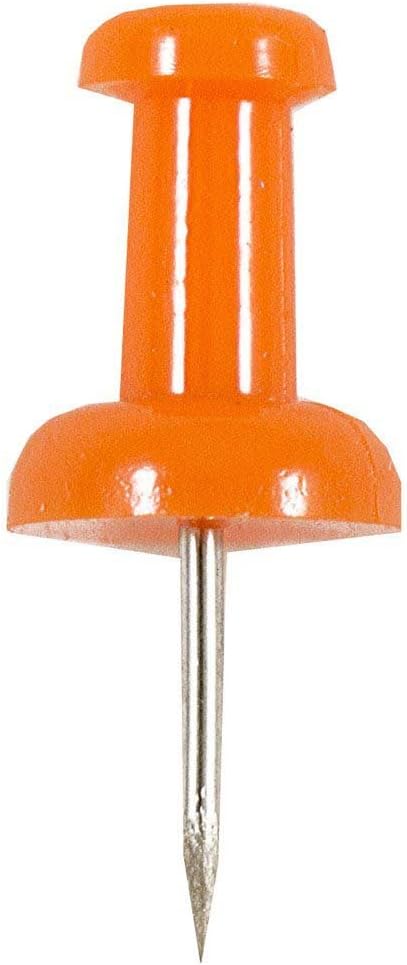 JAM PAPER Colorful Push Pins