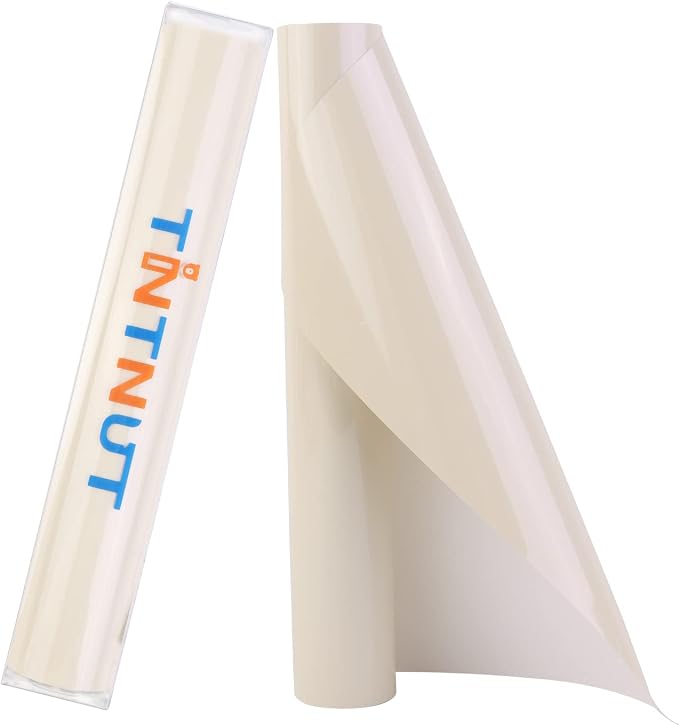 Tintnut Sand Shell Beige Heat Transfer Vinyl, 10inx6ft Iron on Vinyl | Neutral