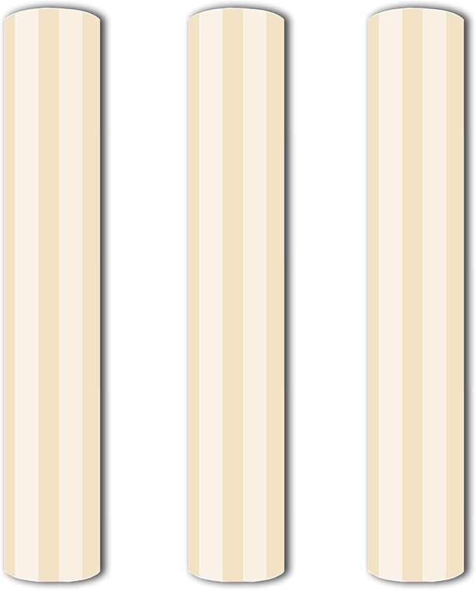3D Puff Heat Transfer Vinyl-Beige 3Pcs | 3 Sheets 12"x10" 3D Puffy Iron On Vinyl