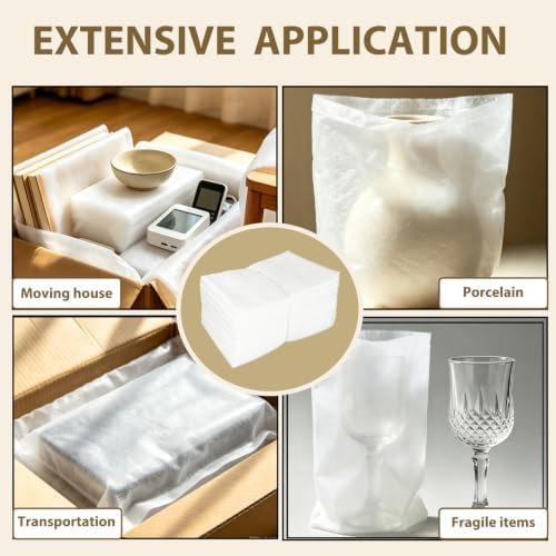 50 Pack 6'' x10'' 1MM Cushion Foam Pouches