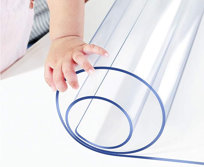 Clear Table Protector Plastic Table Cloths PVC Night Stand Table Cover Mat