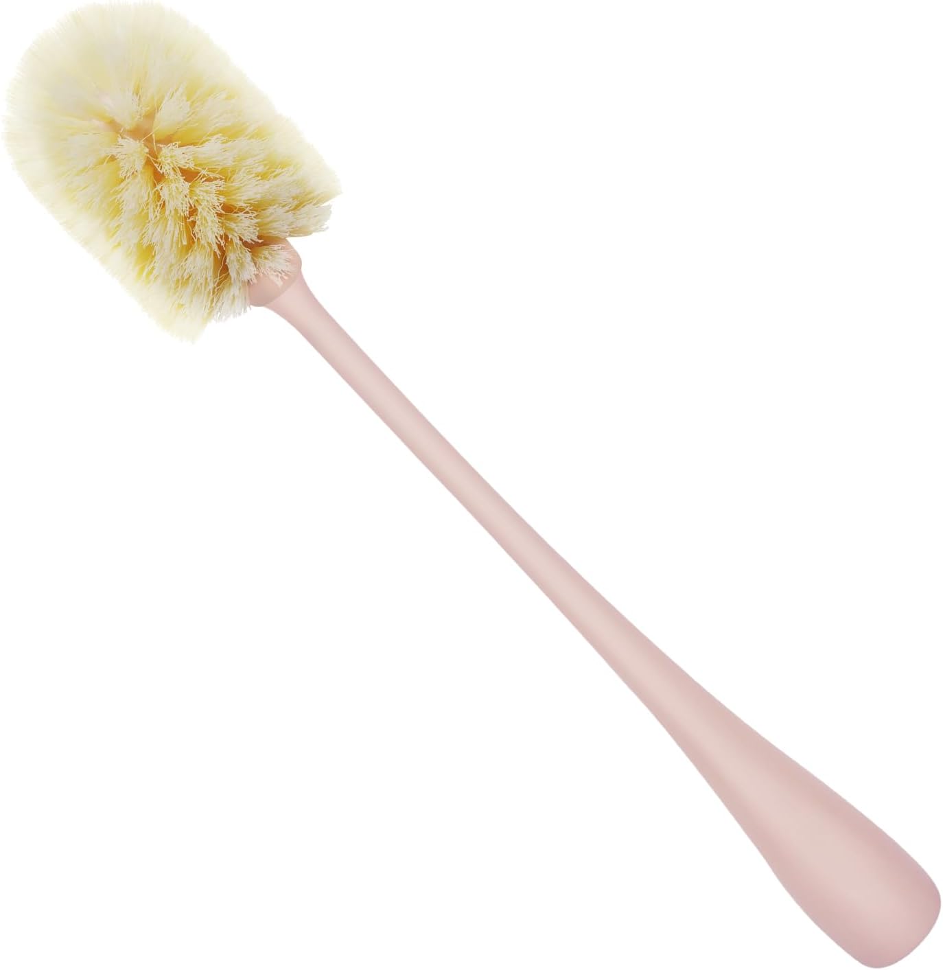 Bottle Brush, Bendable Long Handle Cleaner Brushes for Cleaning Neck Bottles, Baby Bottles, Water Bottles, Tumblers, Flask, Bird Feeder, Vase and Home Kitchen Sink Cleaning Brush (Yellow Powder)