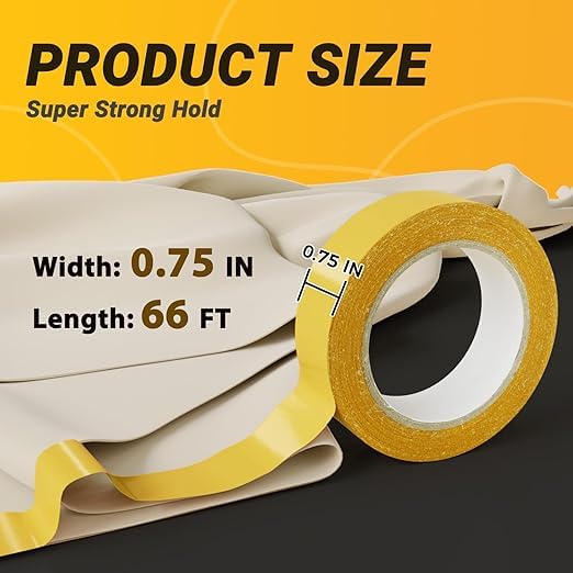 SWRT Double Sided Fabric Tape for Hem, Fashion Dress, Curtains – Heavy Duty