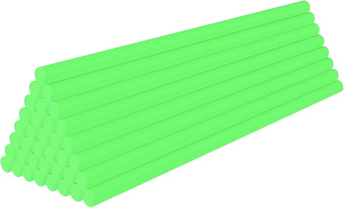 Glow in the Dark Glue Sticks Bulk, 0.27"x8" Hot Melt Glue Sticks