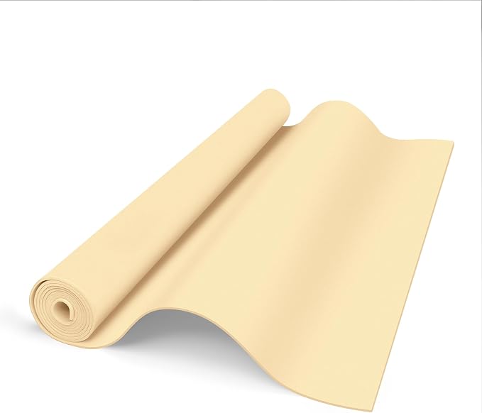 39"x15" EVA Foam Roll, 86 kg/m3 High Density 2MM Thick Foam Sheets, Flexible &
