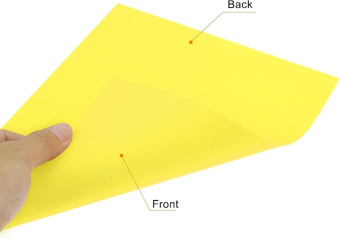 uxcell Lemon Yellow EVA Foam Sheets, 11.8x7.9 in 2mm Thick Handicraft Foam Paper