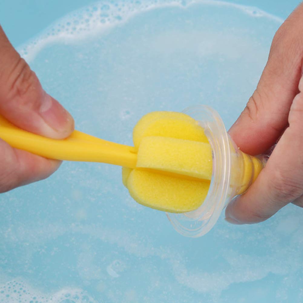 PayPie 14 Pack Bottle Nipple Cleaner Sponge Brush for Standard Nipples Scrubber