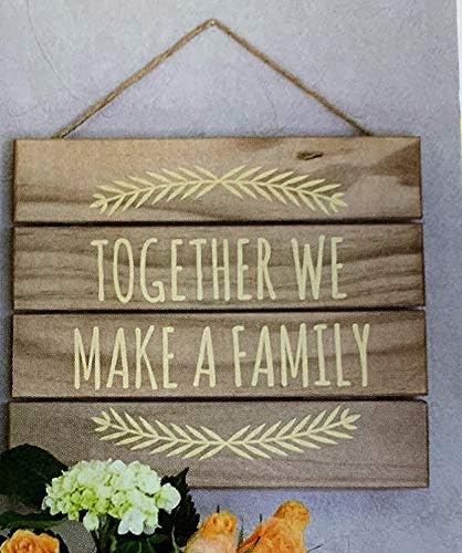 Creative Hobbies 10x10 Inch Unfinished Wood Hanging Plaque