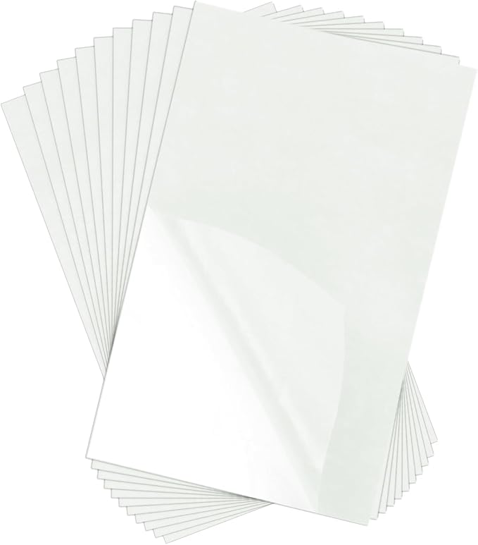 MECCANIXITY Adhesive Felt Sheets, 11.8 x 7.9 Inch, Creamy White