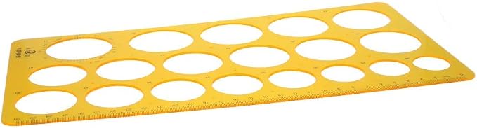 Utoolmart Geometric Drawing Template Measuring Ruler 30cm