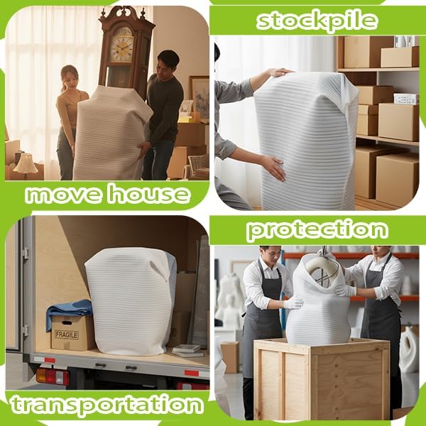 10 Pack 20x24in Cushion Foam Pouches Moving Packaging Supplies Shockproof