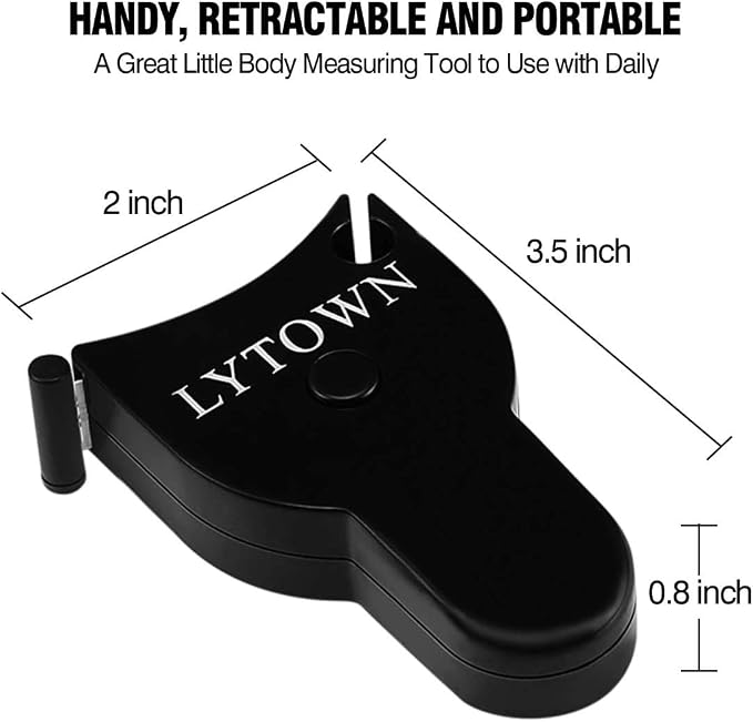 2PCS Tape Measure Body Measuring Tape 60inch, Retractable Measuring Tape