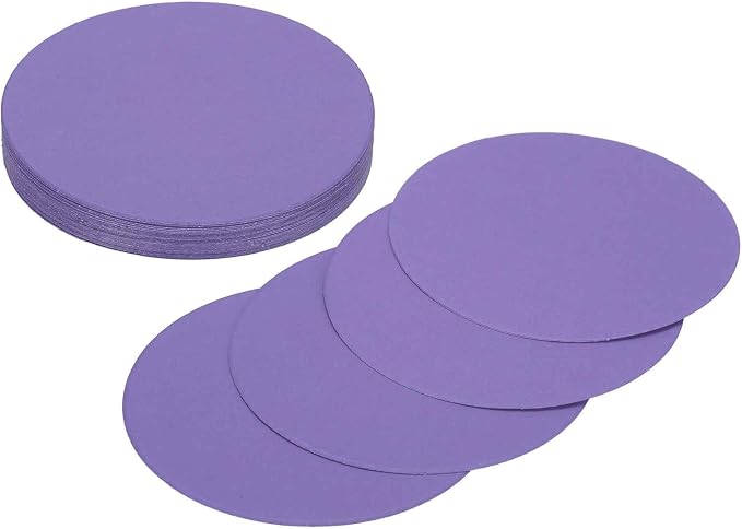 MECCANIXITY 24 Pcs Circle Card Stock, 2 Inch Round Cutouts Paper Thick