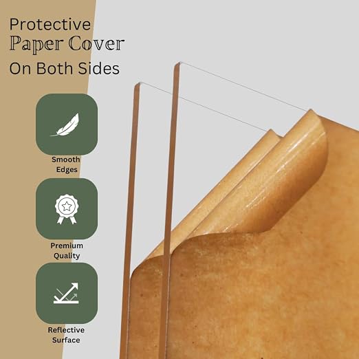 Plexiglass Sheets 1/8" Thick Acrylic Sheets