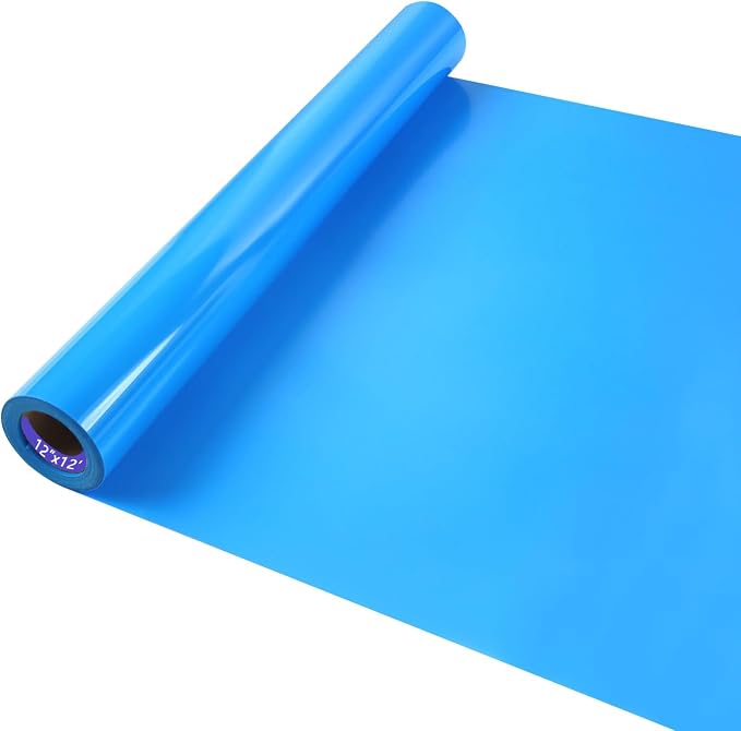 HTV Iron on Vinyl 12Inch by 12ft Roll HTV Heat Transfer Vinyl