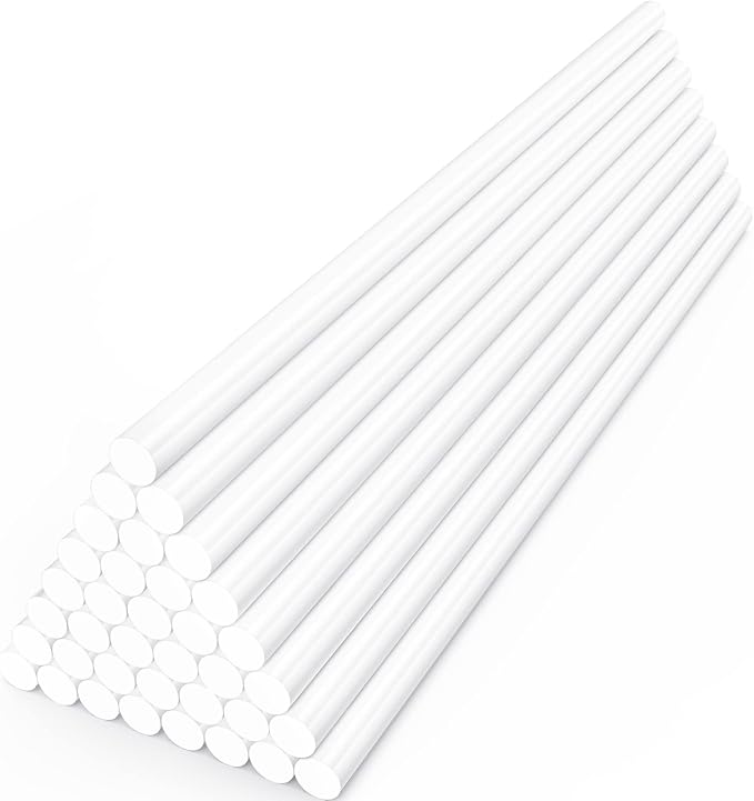 White Hot Glue Sticks Bulk, 36 Pack Mini Glue Sticks