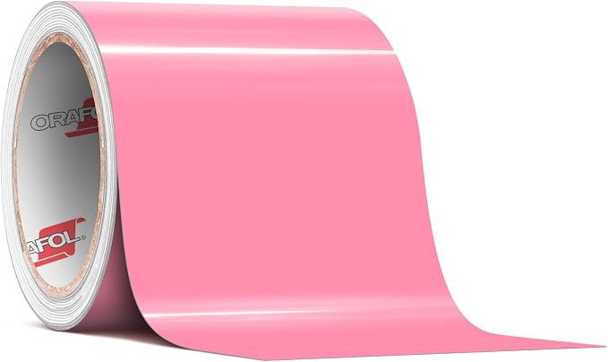 ORACAL 651 Gloss Soft Pink Permanent Vinyl Tape Roll – Premium Adhesive Film