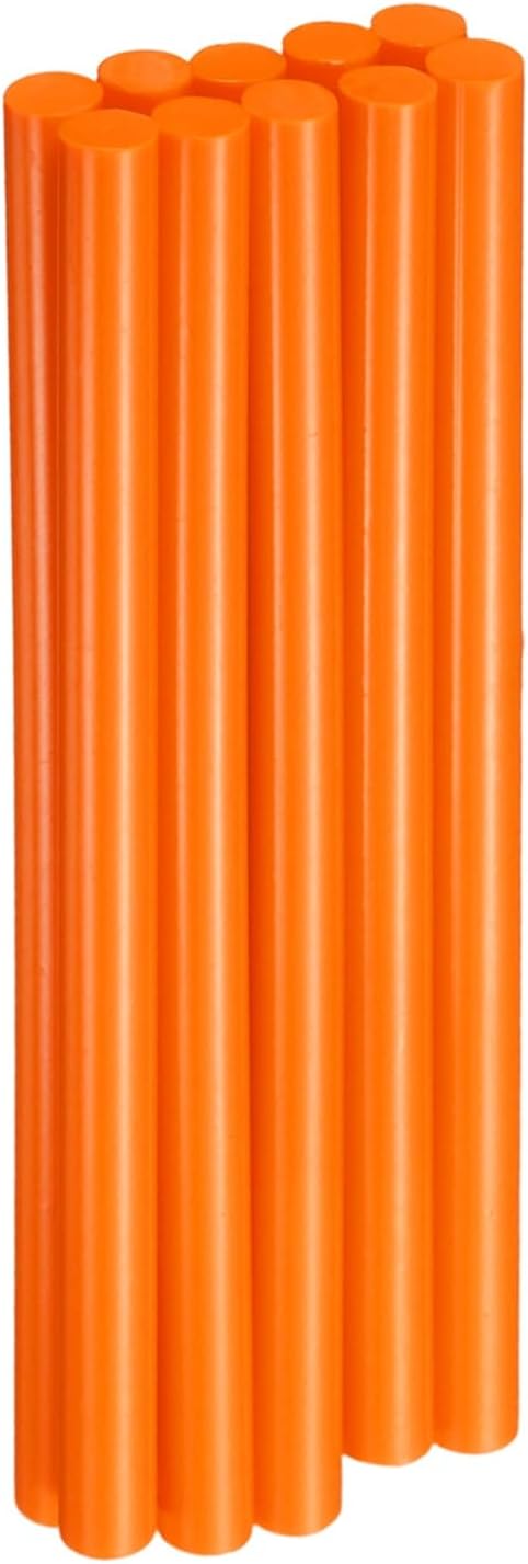 HARFINGTON 10pcs Hot Glue Sticks 0.43" Dia x 7.87" Long EVA Mini Hot Melt