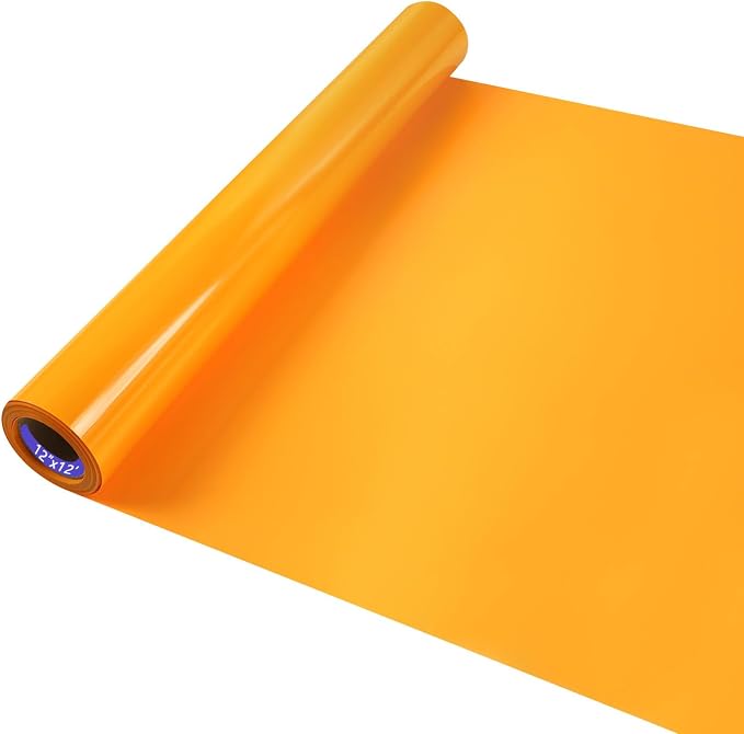 HTV Iron on Vinyl 12Inch by 12ft Roll HTV Heat Transfer Vinyl