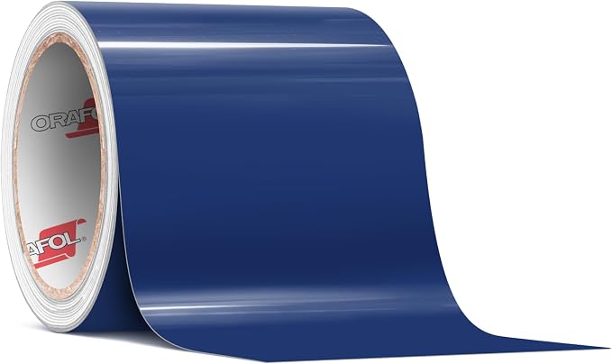 ORACAL 651 Gloss Dark Blue Permanent Vinyl Tape Roll – Premium Adhesive Film