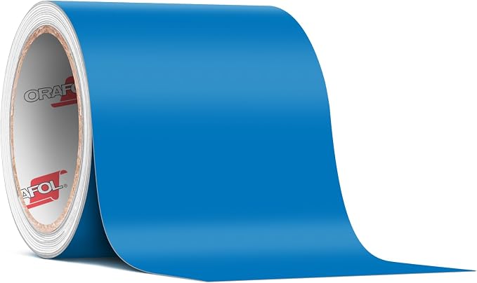 ORACAL 651 Matte Sky Blue Permanent Vinyl Tape Roll – Premium Adhesive Film