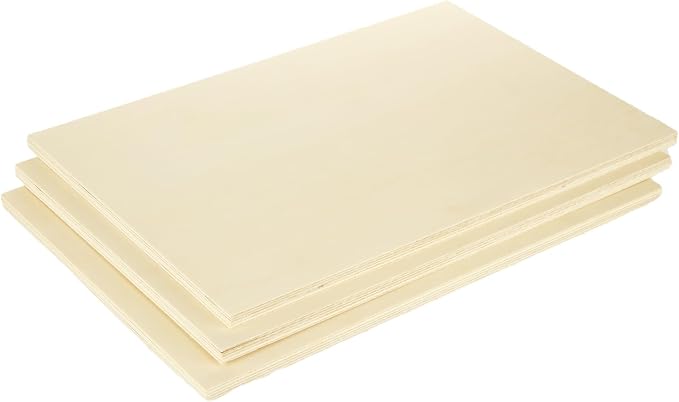 8 Pack Basswood Sheets for Crafts