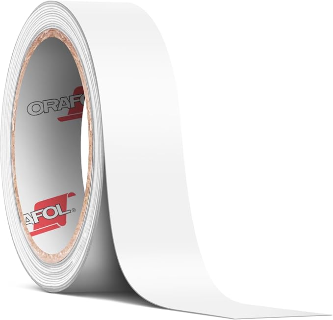 ORACAL 651 Matte White Permanent Vinyl Tape Roll – Premium Adhesive Film