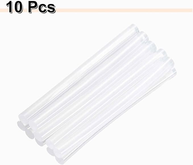 HARFINGTON 10pcs Hot Glue Sticks 0.28" Dia x 3.94" Long EVA Mini Hot Melt