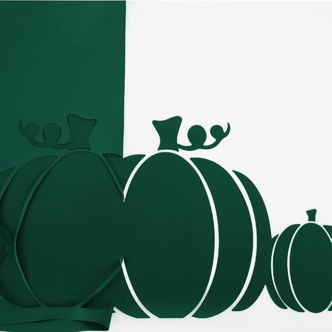FUNKAKA Dark Green HTV Heat Transfer Vinyl Rolls, Adhesive Vinyl