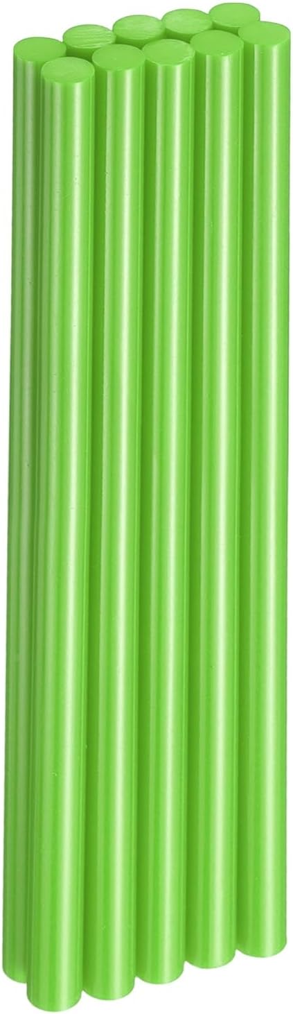HARFINGTON 10pcs Hot Glue Sticks 0.43" Dia x 9.84" Long EVA Mini Hot Melt