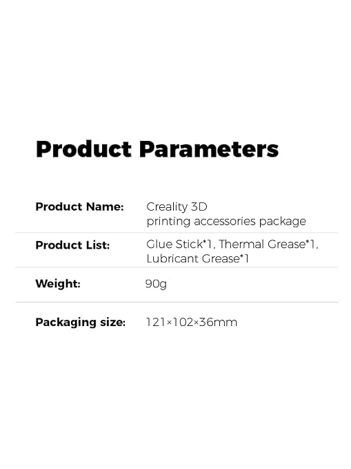 Creality 3D Printer Glue Stic&Grease Pack, Glue Stick