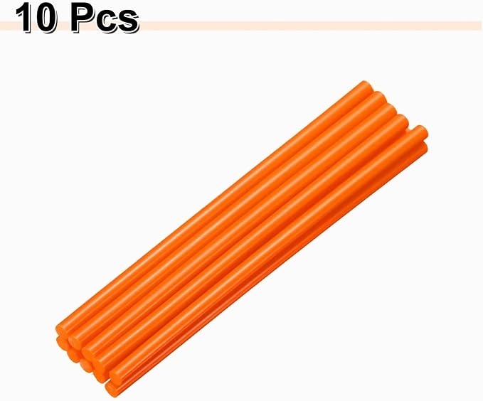 HARFINGTON 10pcs Hot Glue Sticks 0.28" Dia x 7.87" Long EVA Mini Hot Melt