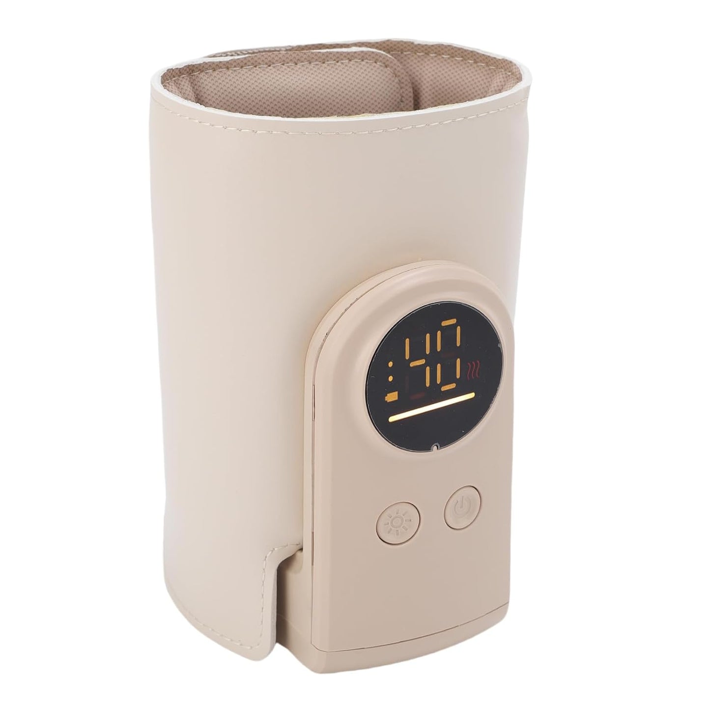 Baby Bottle Warmer, Portable Bottle Warmer with Smart Temperature Control & LED Display, Fast Heating & Constant Warming, Rechargeable Milk for Travel, Home