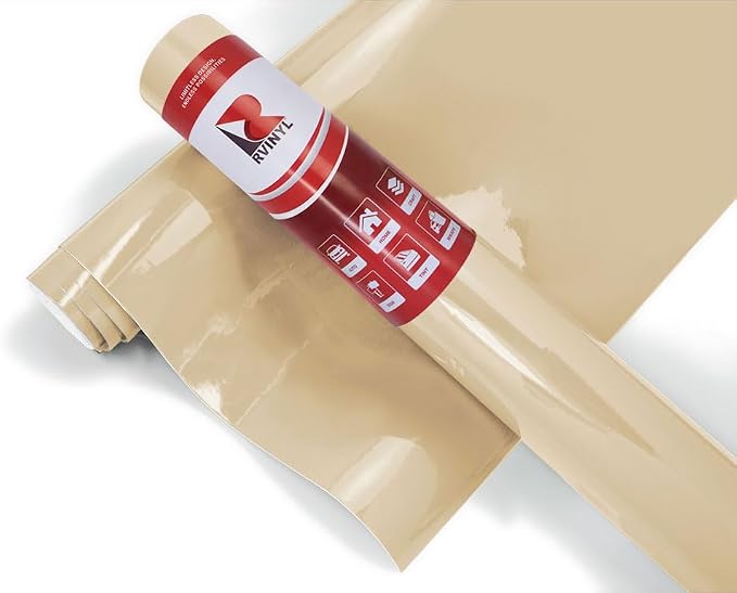 3M 7125 Beige Gloss Permanent Adhesive Vinyl Roll