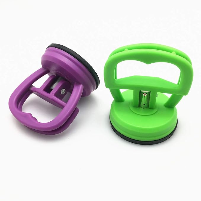 2 Pcs Heavy Duty Suction Cups Ruler Handle