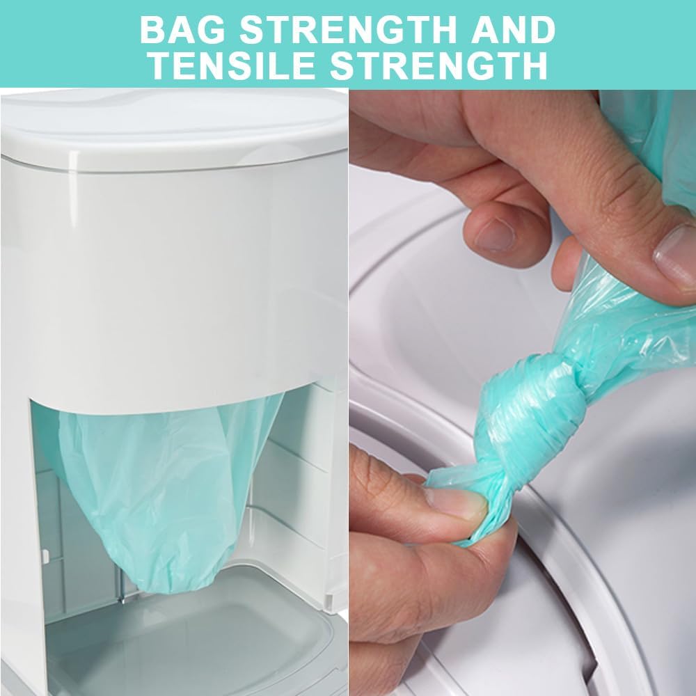 Diaper Disposal Liner Refills Compatible with Janibell Akord 330 Series Adult Diaper System, Lightly Scented,Pack of 4
